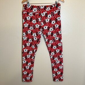 Lularoe Tall and Curvy Minnie Mouse Disney Leggings